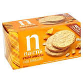 NAIRN'S OATCAKES Stem Ginger Wheat Free Biscuits 200g (PACK OF 12)